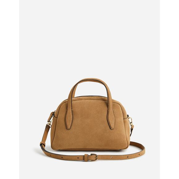 NWOT Madewell The Small Crossbody Suede Bag Tawny Khaki - Picture 1 of 4